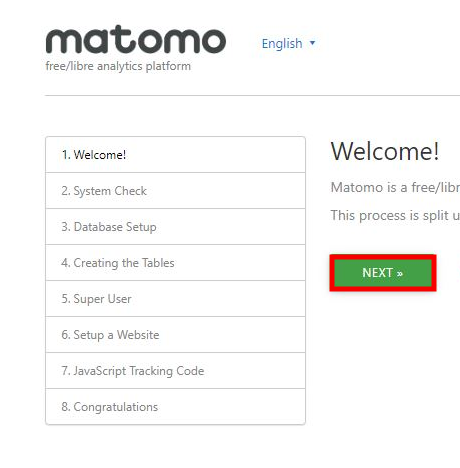 Install Matomo