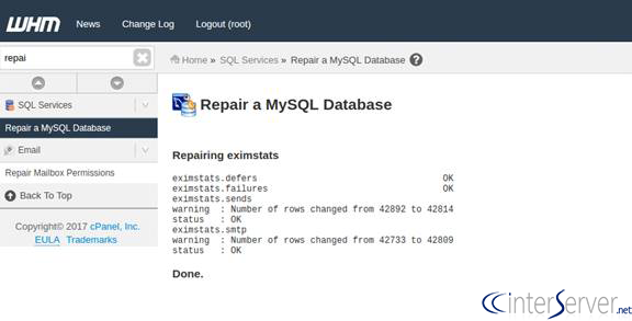 Database Error