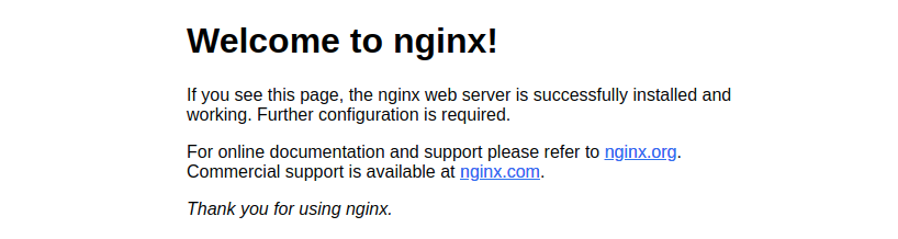 Nginx Default Page - Setting up LEMP stack
