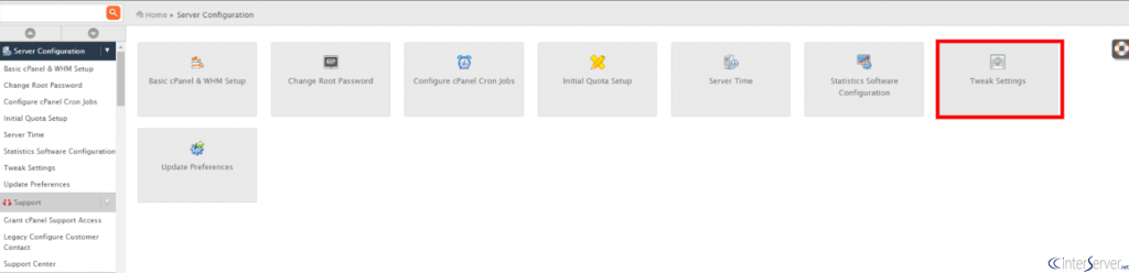 Change default language