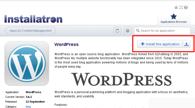 Install WordPress WebHostingPeople